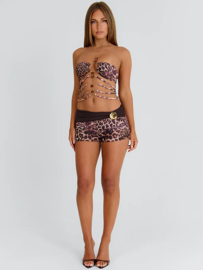 STRAPLESS BANDEAU CROP TOP - Image 2