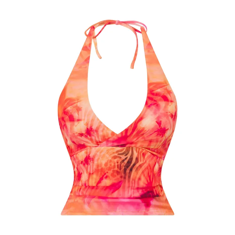 HALTER LINED CROP TOP - Image 4