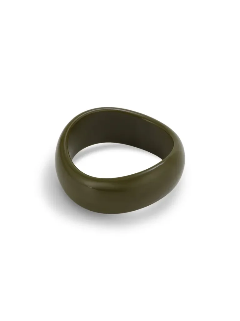 KHAKI ASYMMETRIC VACATION BANGLE