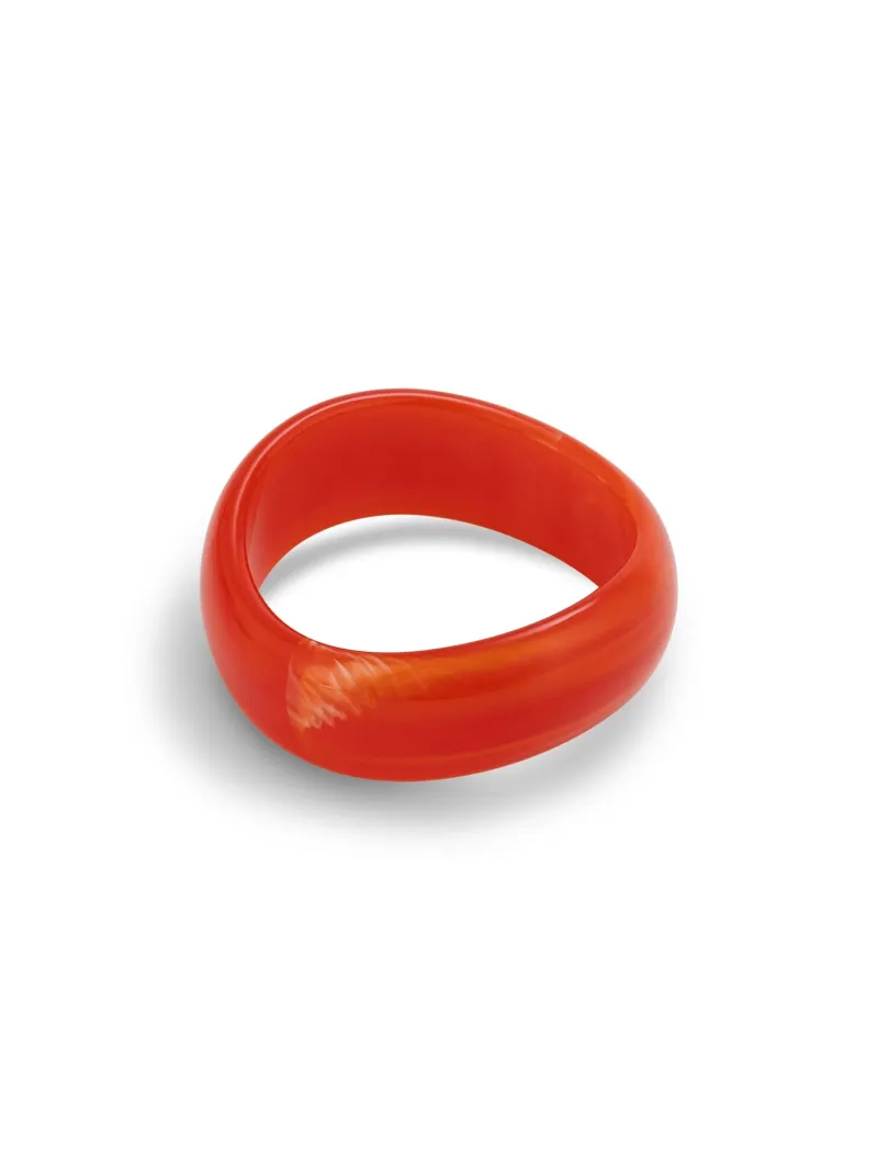 ORANGE ASYMMETRIC VACATION BANGLE