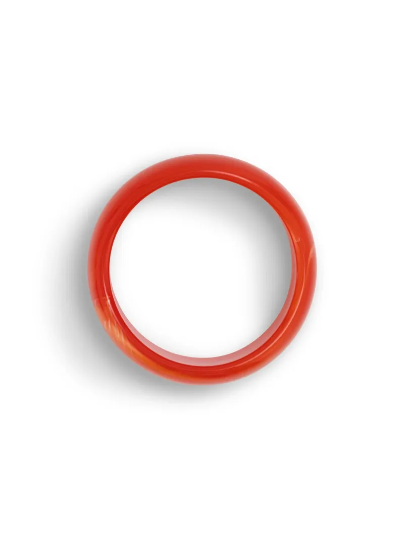 ORANGE ASYMMETRIC VACATION BANGLE - Image 3