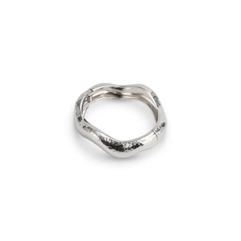 SILVER GARDEN DRAPE BANGLE