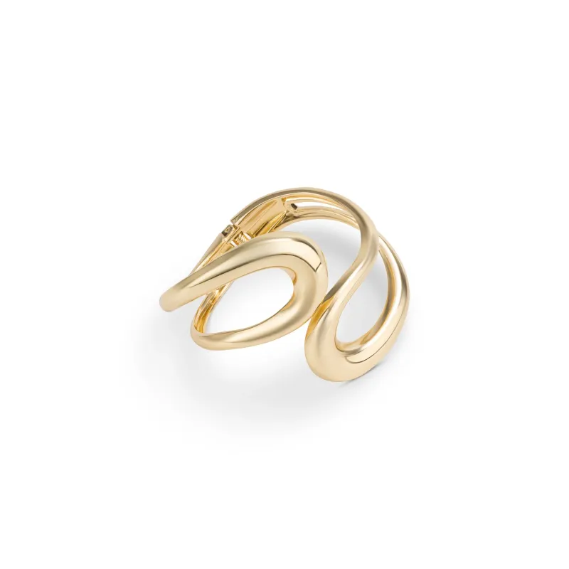 GOLD WRAP FESTIVAL BANGLE