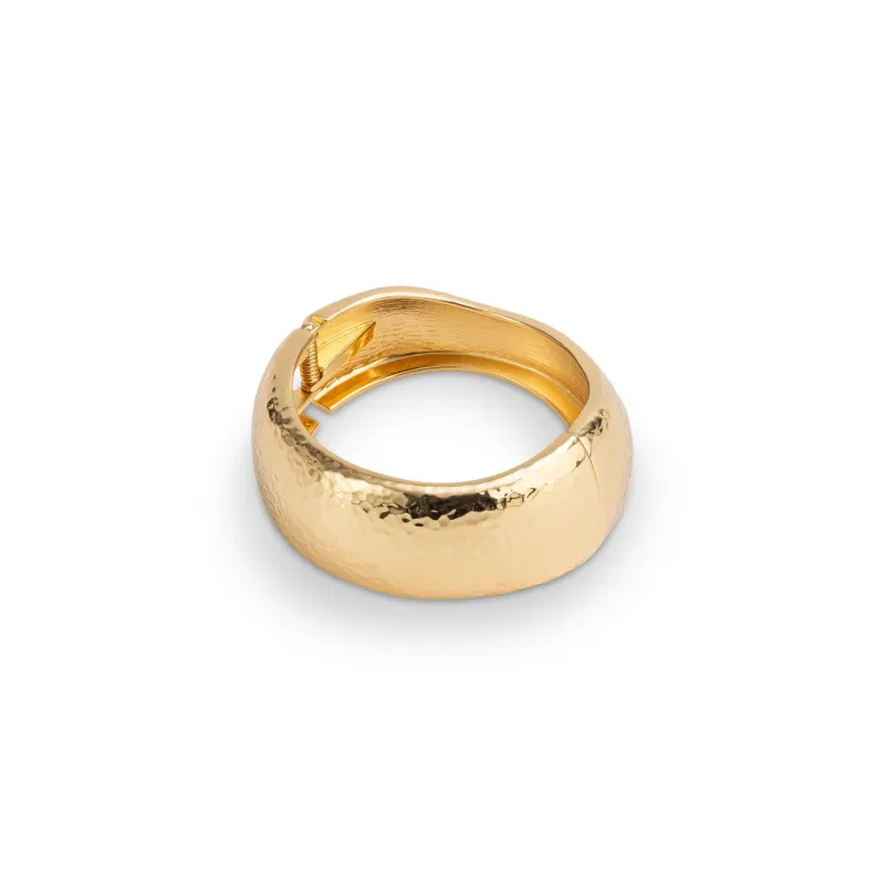 GOLD TRIM DRAPE BANGLE