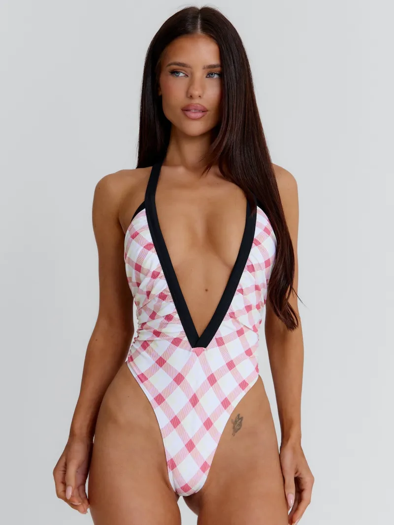 SWIMWEAR SWIM HALTER PLUNGE - Image 2